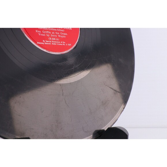 Ken Griffin – You Can't Be True Dear / Doodle Doo Do 1948 10" 78rpm Record R-228 - Picture 7 of 16